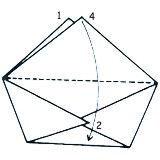 Pasos para elaborar una cartera de papiroflexia