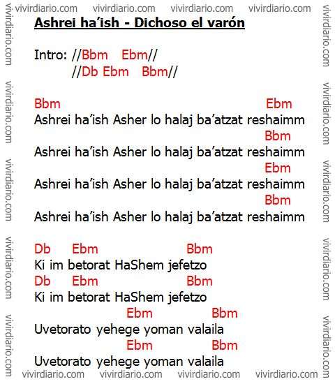 Canci�n Ashrei ha�ish