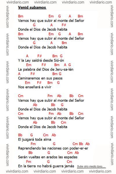 Letra de Venid Subamos - Paul Wilbur