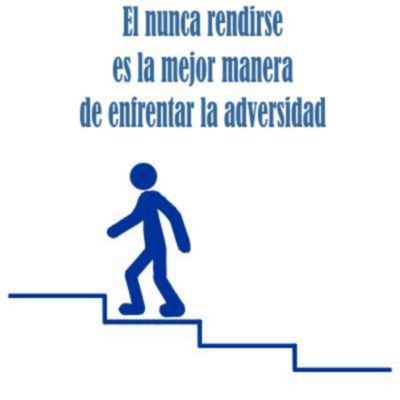 ¿Cómo se le dice a una persona que no se rinde fácilmente?